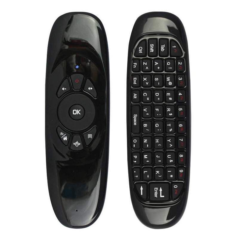 C120 Air Mouse Keyboard Remote Control with Gyroscope Air Mouse Compatible with Tv Set-Top Boxes and Projectors