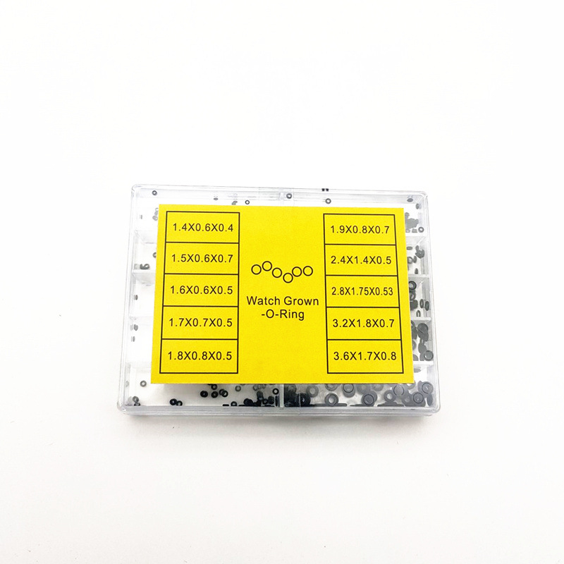 修表工具 手表把头防水圈 多种规格1000粒 手表防水圈 手表配件