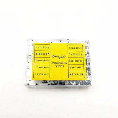 Watch Repair Tools, Watch Crown Waterproof Seals, Various Specifications, 500 Pieces, Watch Waterproof Seals, Watch Accessories (Mühərrik tənzimləmə alətləri) - 500-piece-yellow-box-waterproof-o-rings