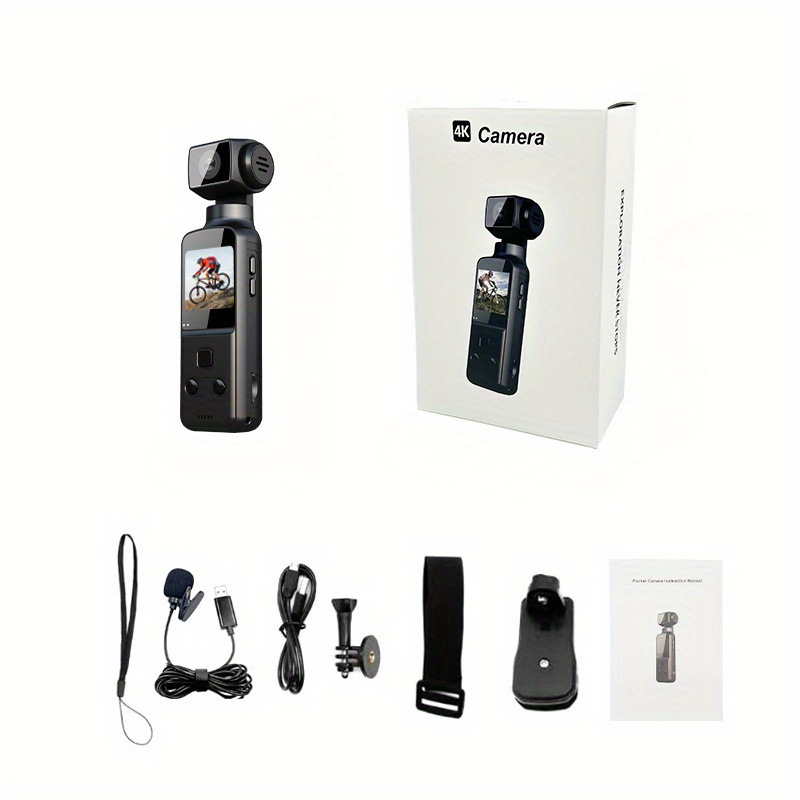 Cámara de bolsillo K1 explosiva 4KWIFI HD cámara de deportes de ciclismo de mano rotación de 270 grados