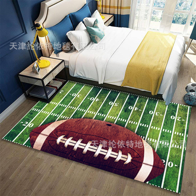 Fútbol Sala rugby juego de franela esponja alfombra sala de estar resistente a las manchas engrosada educación temprana estera de deportes
