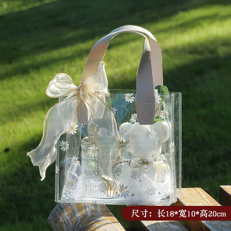 Прозрачная Supreme подарочная сумка Hand Hand Hands Box Wedding Hi Sugar Box