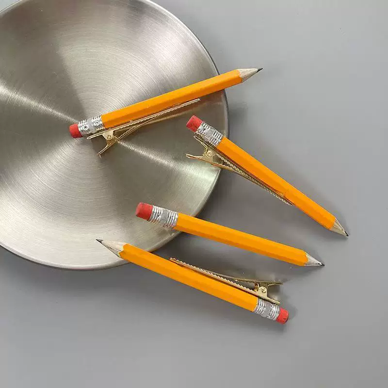 О pencil, творческий зажим для волос, аксессуар для волос, свежие чёлки