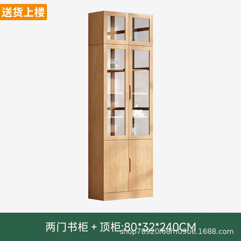 2 door top cabinet 80 long * 32 deep * 240 high [imported Finnish pine]]