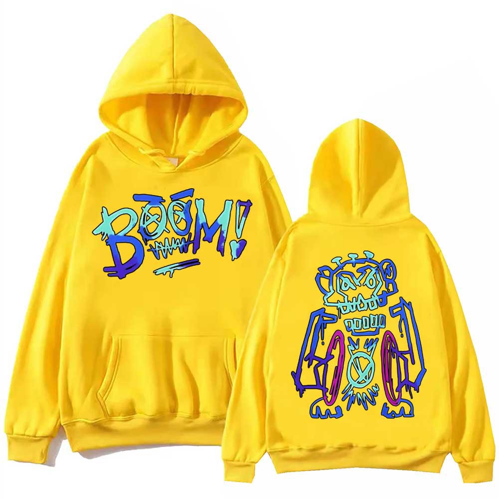 Hot Anime Arcane Jinx Graffiti Hoodie Harajuku Hip Hop Pullo