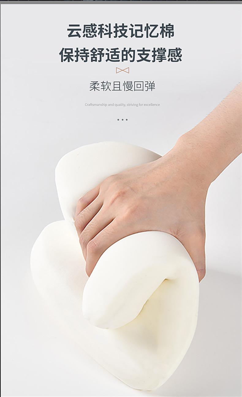 Massage headrest car electric neck pillow car driving car seat cervical spine pillow memory cotton waist