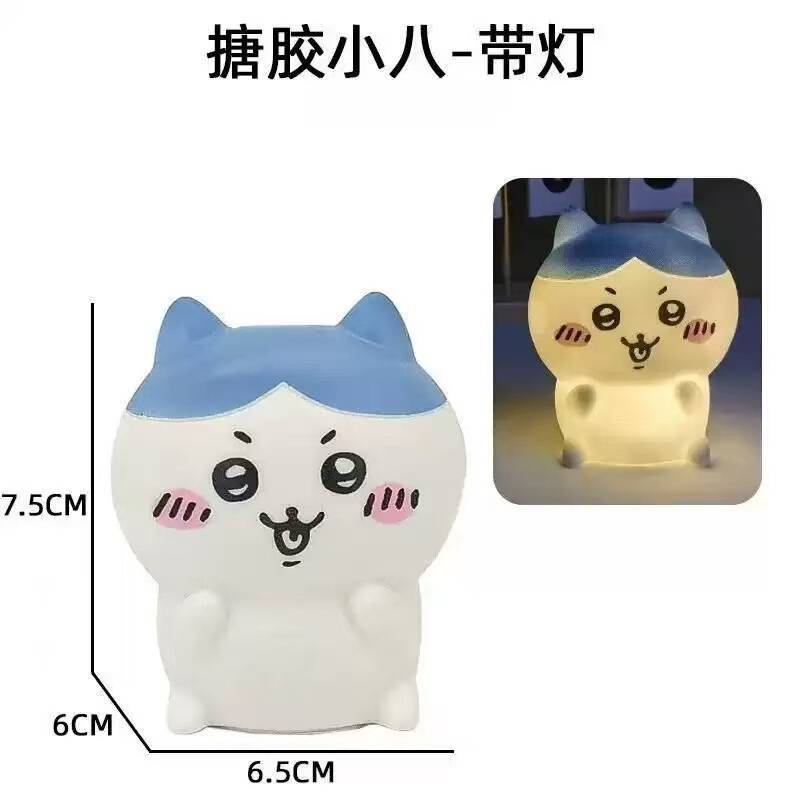 熊猫一二布布小夜灯卧室床头拍拍灯儿童睡眠布布护眼线条小狗氛围|undefined