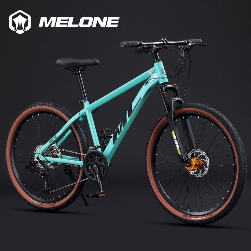 Mellon Aluminum Alloy Mountain Variable Speed Bicycle Youth Student Sports Men's and Women's Bicycle Lightweight Road Bike Mellon Aluminum Alloy Mountain Variable Speed Bicycle Youth Student Sports Men's and Women's Bicycle Lightweight Road Bike