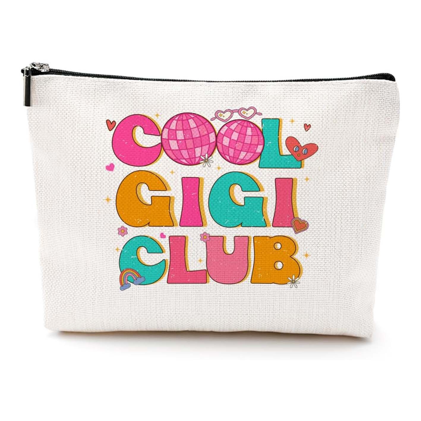 Bolsa de maquillaje de damas transfronteriza de Amazon NANA bolsas de maquillaje de patrón creativo bolsas de almacenamiento de lino bolsa de cremallera impermeable