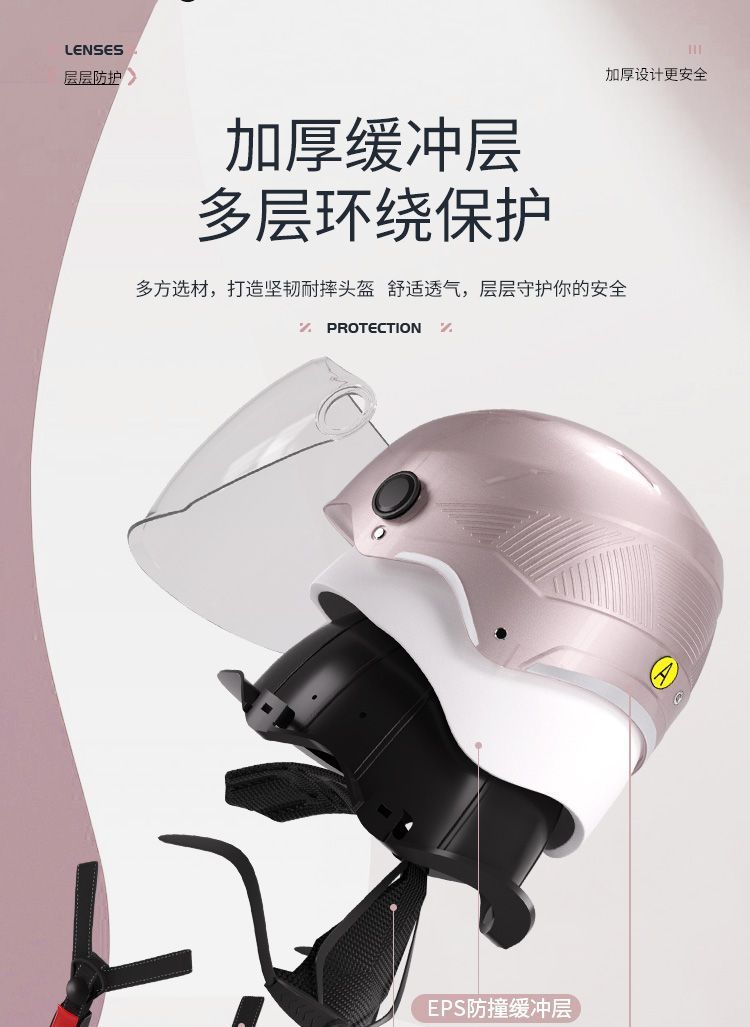 New National Standard 3C Electric Vehicle Summer Helmet