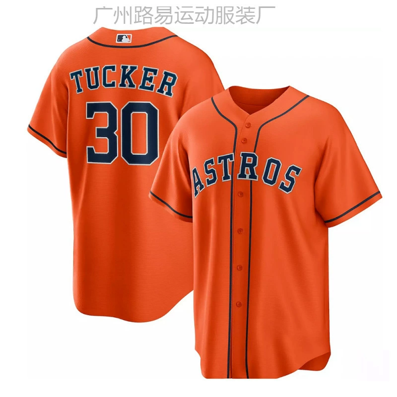 Его Astros Houston Astros кросс-бордер джерси 2#Брегман 27#Алтуве вышитая бейсбольная джерси