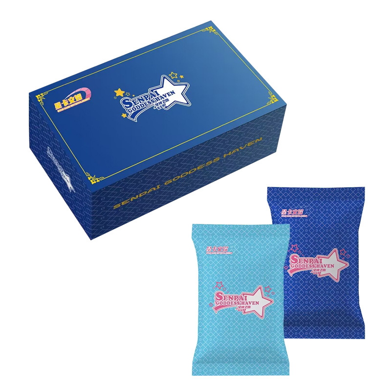 Little Frog Goddess Story 5 yuanes Pack 8 pop-up Tarjeta de cara roja pretty Girl Card anime juego periférico caja ciega