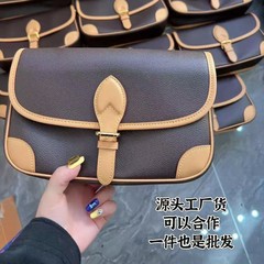 25新款老花法棍包芯片carryall小号原厂宽肩带刺绣源头工厂女包包
