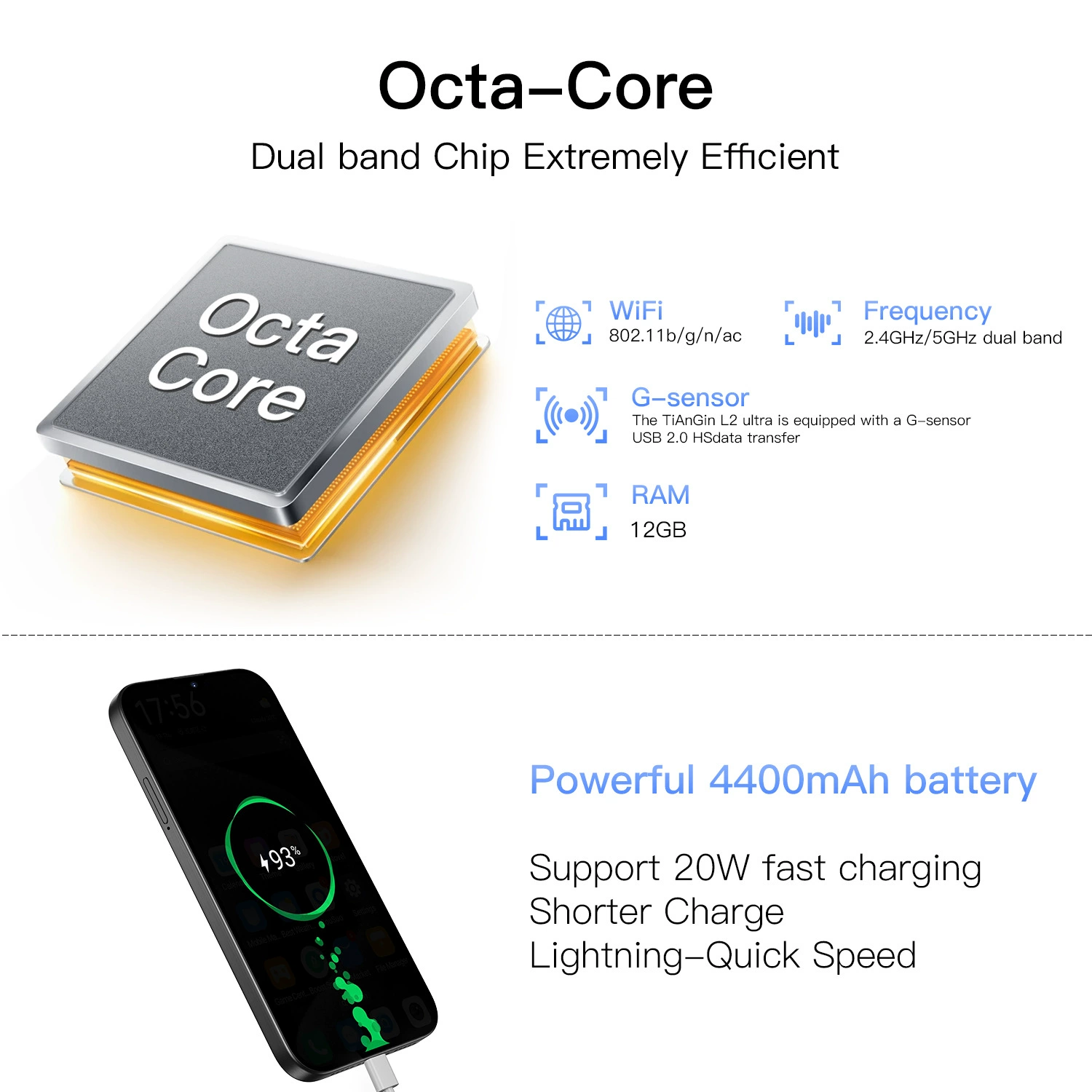 Смартфон Pro, Intel Core i15, 15 Pro Max, 64 ГБ