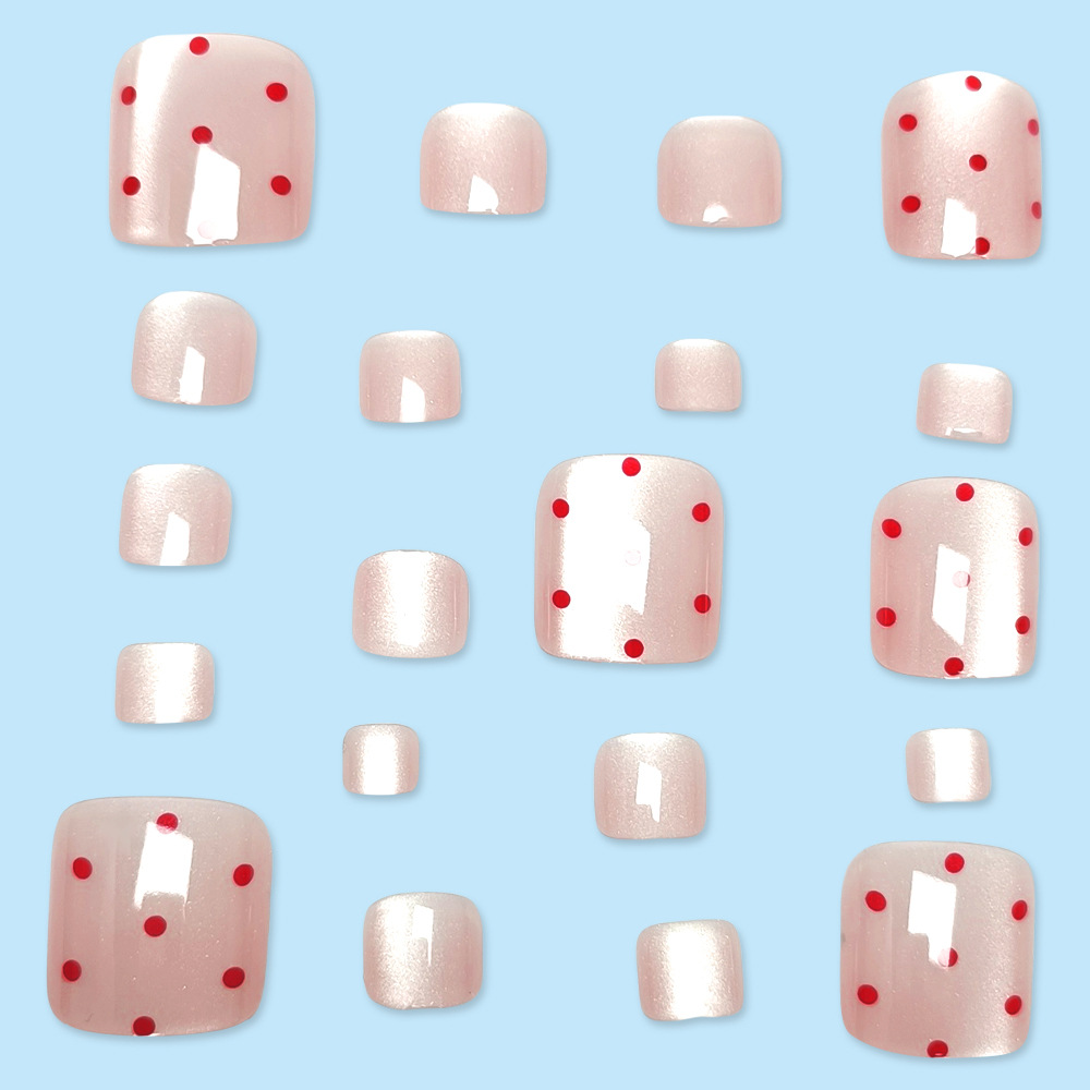 Simple cielo estrellado, ojos de gato, uñas de uñas, piezas desmontables, 24 piezas, parches de uñas, uñas de venta caliente al por mayor