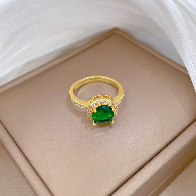 Offener Zirkonring Für Damen Modischer Designer Fingerring_voghion.com