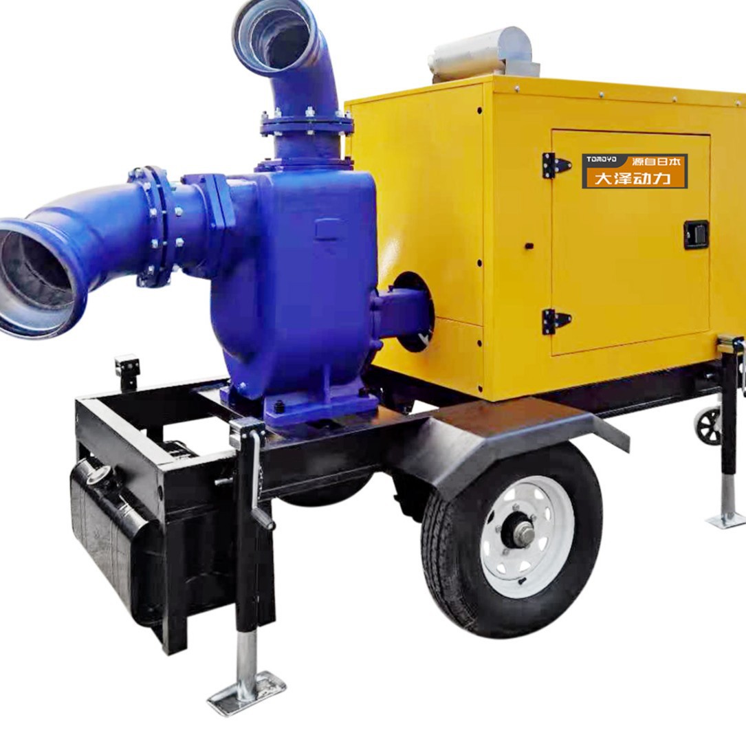 自备电源1800立方柴油泵车 大泽动力TO1800PMS排水抽水机防汛抗洪