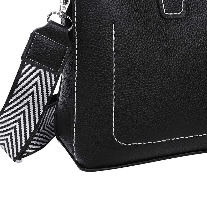 Shangxin 2021 nuevo paquete de material tejido de bricolaje hecho en casa bolso crossbody de un solo hombro bolsa de cubo de moda Fuente de Suministro