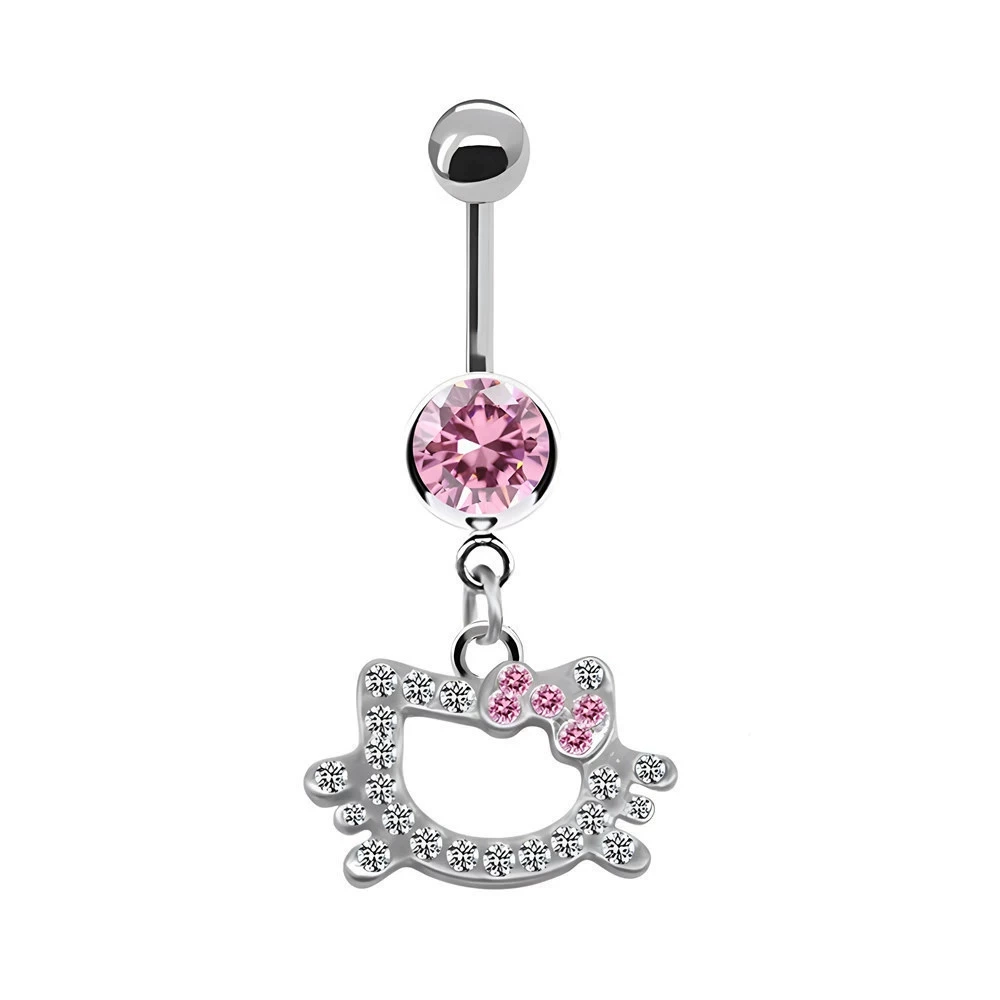 Diamond belly button piercing, wholesale, Amazon