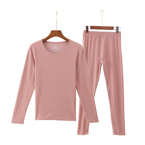 Middle-aged and elderly German velvet thermal underwear set for women, thickened velvet, autumn and winter underwear for the elderly, mother's autumn clothes and long trousers
