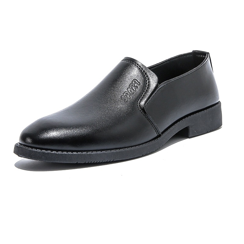 Primavera y otoño zapatos de cuero de negocios de moda de los hombres zapatos casuales zapatos de boda juvenil británica zapatos de dama de honor zapatos de cuero de los hombres image 6