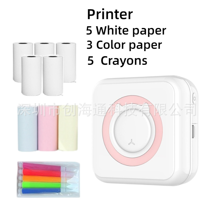Mini Impresora Térmica Portátil Inalámbrica USB para Estudiantes y Fotos image 20