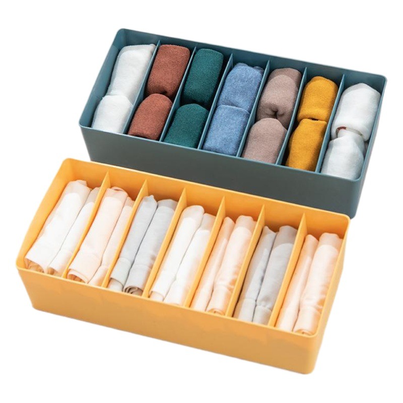 Caja de almacenamiento de ropa interior doméstica tres en uno dormitorio calcetines de sujetador de mujer ropa interior caja de almacenamiento de ropa interior fabricante en stock