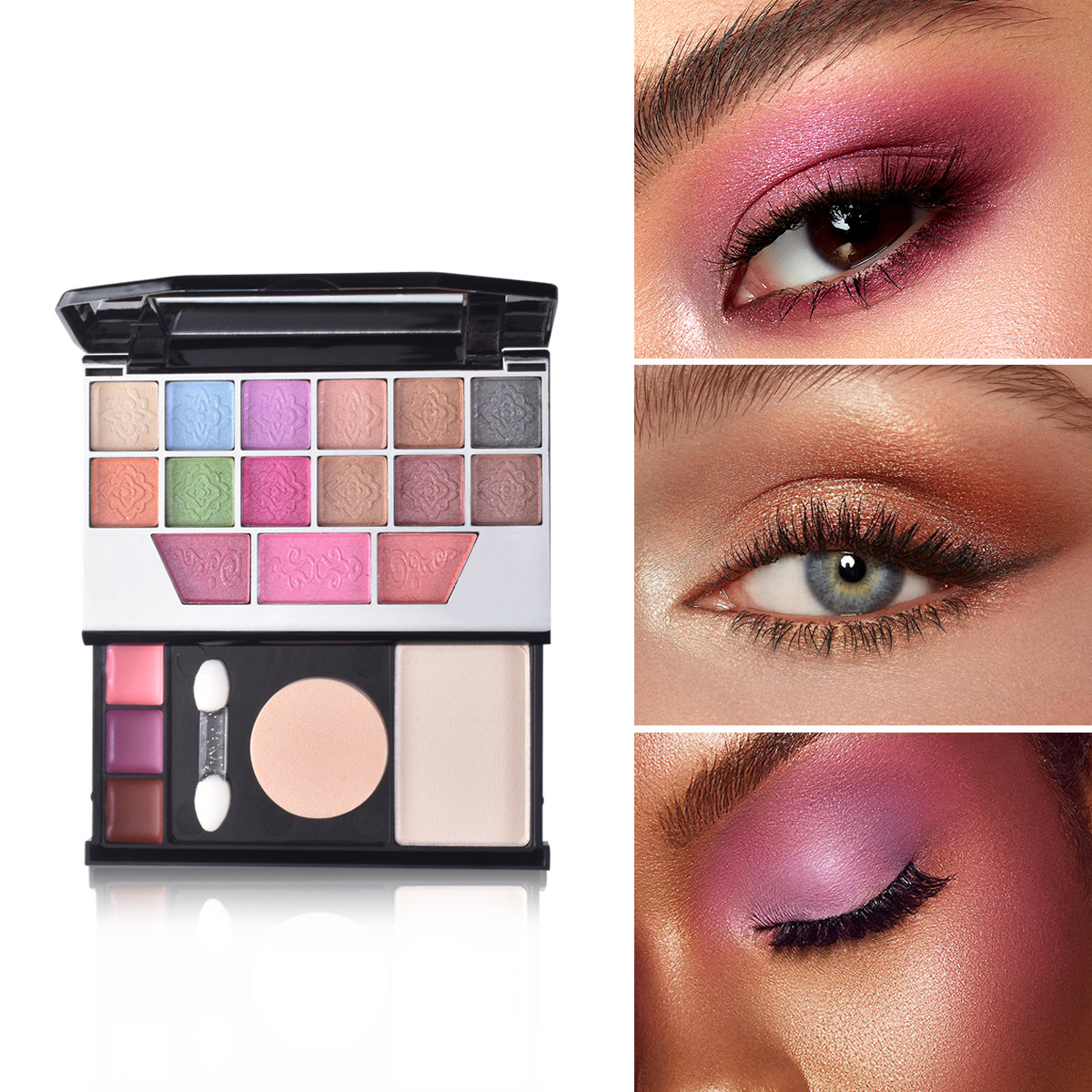 5024 (순 15g)#19색 메이크업 팔레트 (수출 전용, 국내 판매 불가, 개인용 사진 촬영 불가)