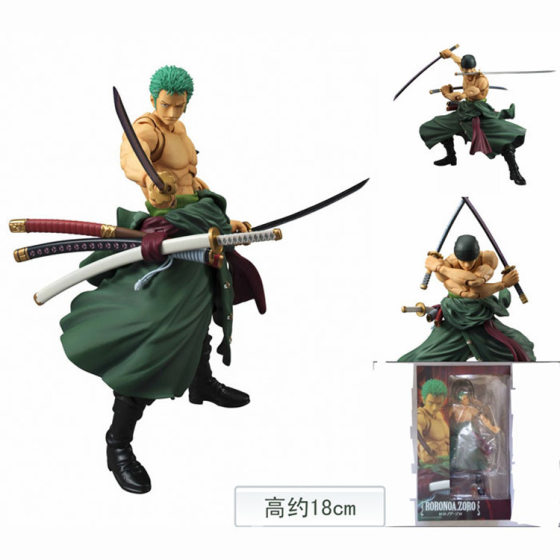 One piece three-knife flow Sauron movable Sauron Luffy ace Eagle Eye hand-made doll decoration model