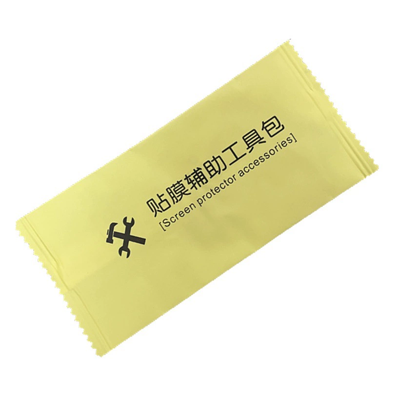 Оптовая Продажа с фабрики спиртовой мешок мобильный телефон костюм для чистки экрана пленка вспомогательный набор инструментов сухой и влажный мешок ткань паста для удаления пыли