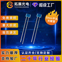 5mm光敏传感器PT环保 f5光敏IC550nm智能家居用5mm接收光敏管