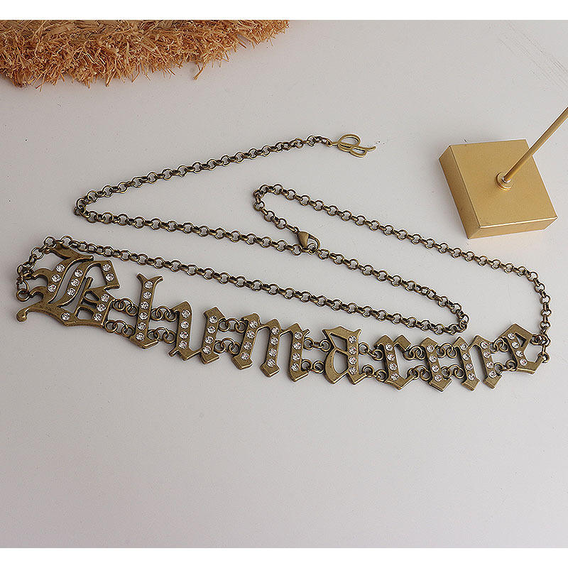 Colar vintage cor gold