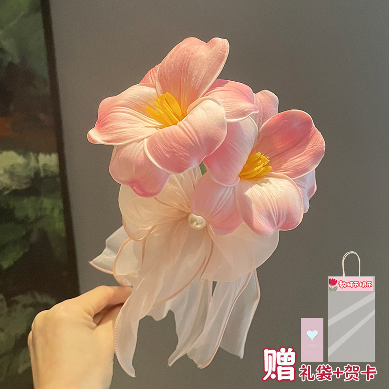 原创新款实用礼物花束金香花笔幼儿园郁开学教师节永生花笔签字笔|undefined