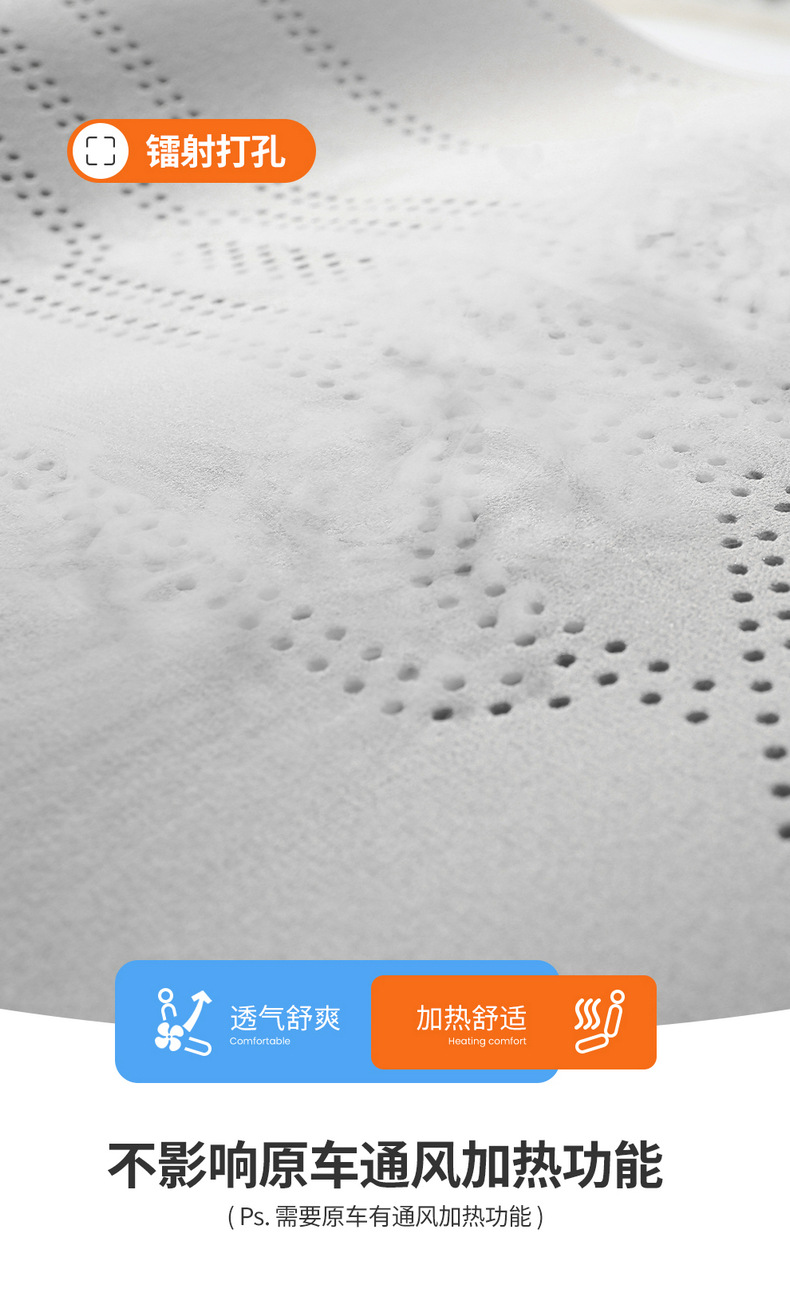 23-25 Zhiji LS6 Special Car Cushion Fur Four Seasons Universal Seat Cushion Breathable Half Pack Seat Cushion Cover