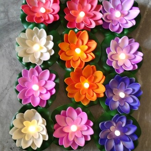 [Large Quantity Supply] Lotus Lantern, Fiber Lotus Lantern, Rose Lotus Lantern, Waterscape Arrangement Lantern, Soaked in Water Me