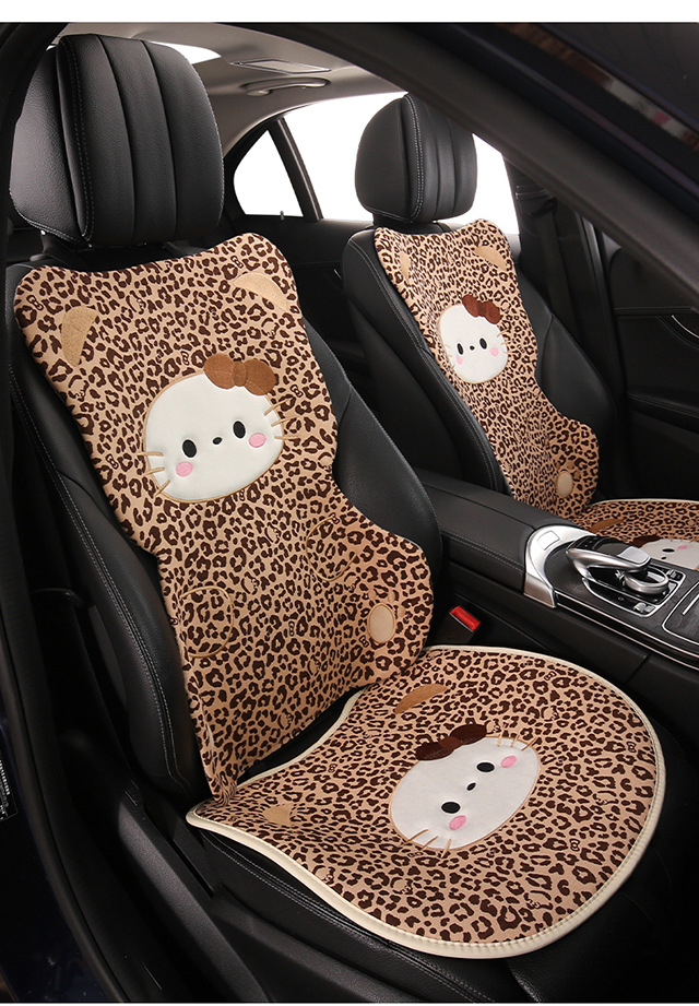 Car Headrest and Lumbar Support Cartoon Kt Cat Headrest Pillow, Car Headrest for All Seasons, Lumbar Pillow, Neck Pillow, Car Headrest
