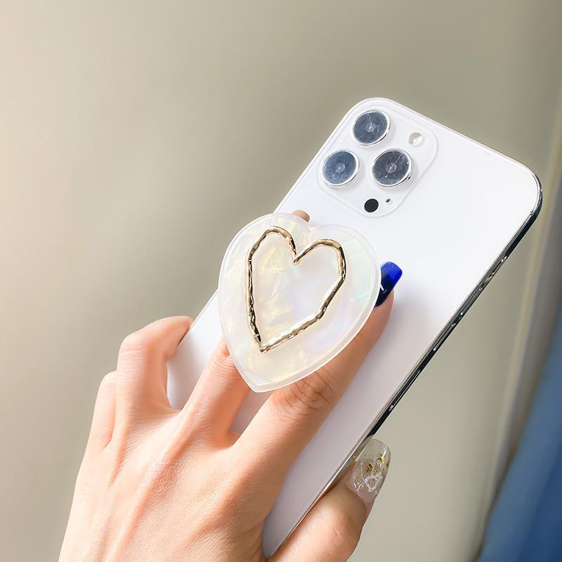 Einfacher und stabiler Desktop-Telefonhalter mit Rückenairbags zum Tragen, Nischen-, tragbarer, erweiterbarer 3D-Instagram-Ring_voghion.com