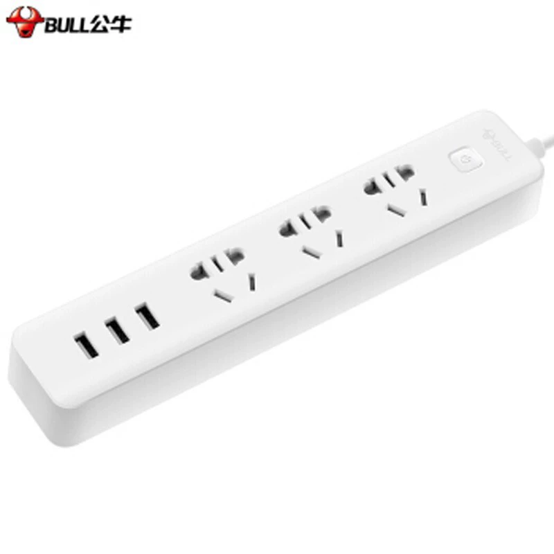 Bull USB socket mobile phone charging wall socket embedded USB charging seat home smart multi -jack socket