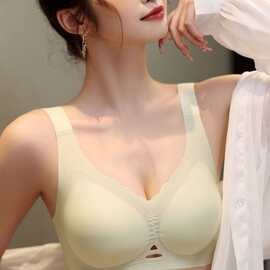 607#工厂新品尾货文胸固定乳胶杯排扣美背内衣包邮批发