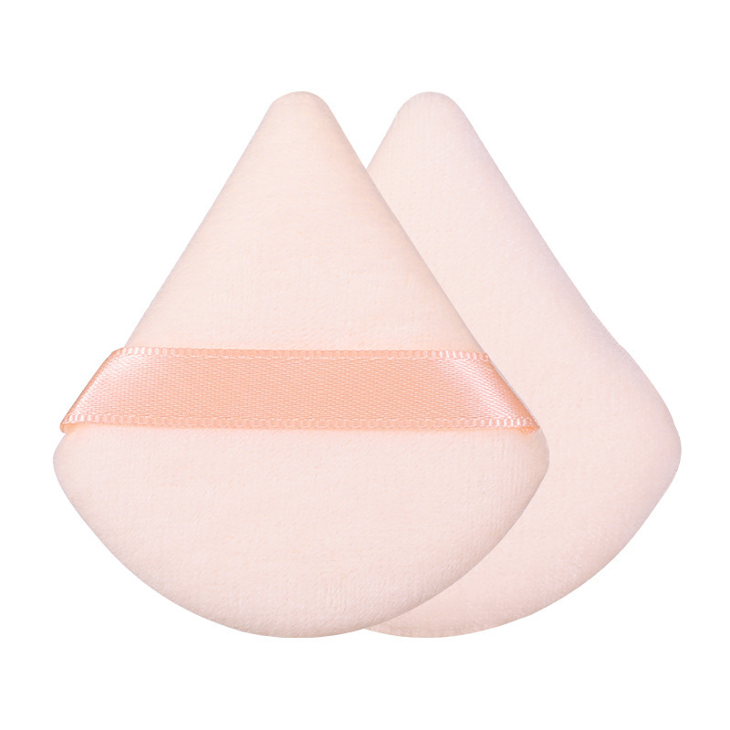 Polvo triangular transfronterizo polvo de maquillaje polvo de maquillaje esponja polvo de aire almohadilla al por mayor floc polvo de maquillaje herramientas de belleza