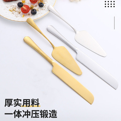 不鏽鋼披薩鏟304吐司面包大號蛋糕鏟 跨境加長不鏽鋼披薩刀套裝