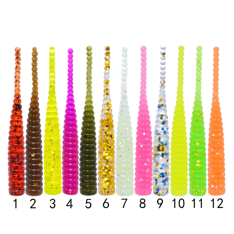 微物根钓小饵 软饵路亚饵 马口罗飞红眼青稍白条 40mm0.