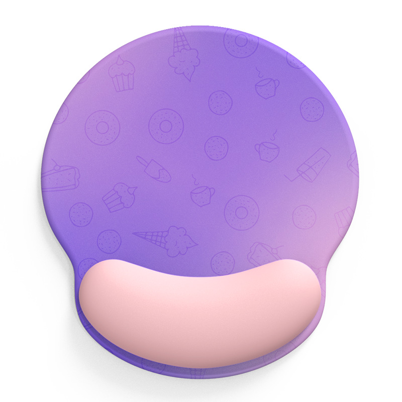 Nuevo gradiente mouse pad silicona muñeca pad estilo simple niños y niñas antideslizante portátil pulsera hermosa