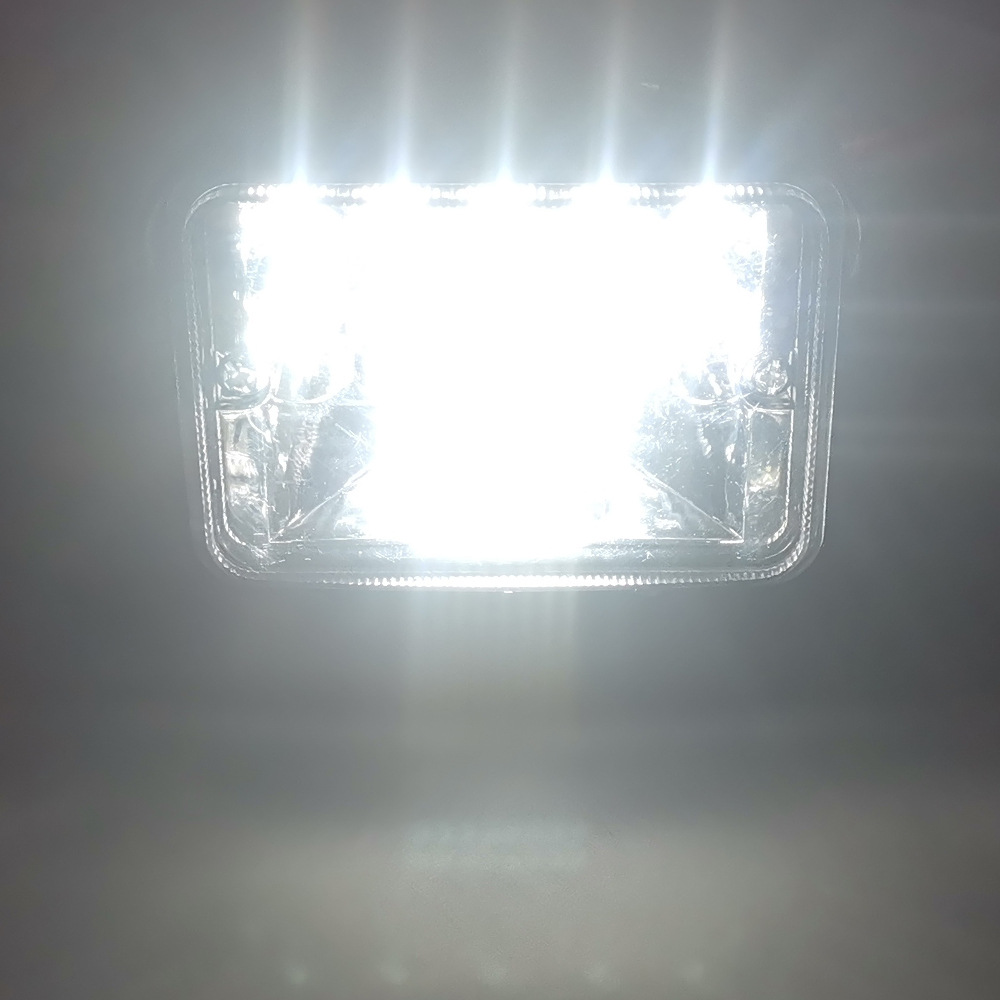 Coche LED luz de trabajo doble luz 60W Brillante off-road vehículo superior Reflector de mantenimiento auxiliar luz del coche faro transfronterizo
