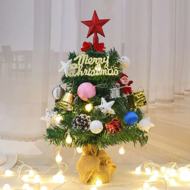 クリスマスツリーinsの新しいクリスマスツリーのデスクトップ家庭用小型diyアイデア装飾プレゼントの配置|undefined