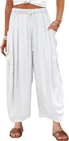 Women's Daily Simple Style Solid Color Full Length Casual Pants Wide Leg Pants display picture 38