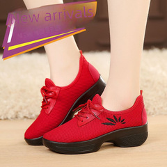 2024 New Women's Casual Shoes, Mother's Shoes, Square Dance Shoes, Polyurethane Soles, Lightweight, Factory Direct Sale