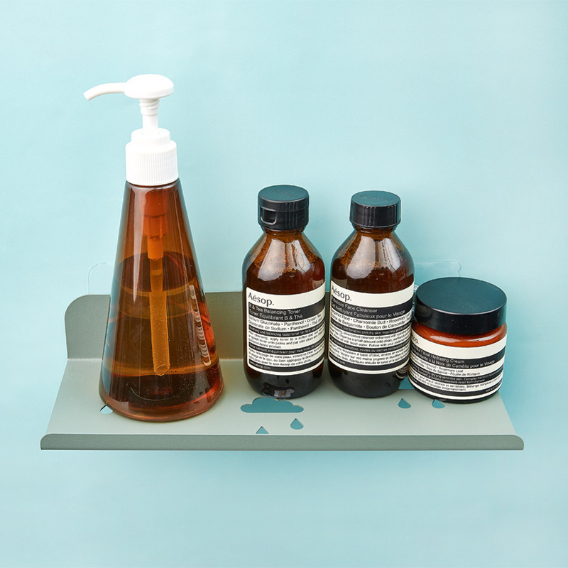 Storage Rack Nordic wind above clouds washstand Storage Rack hole board accessories wall Storage box