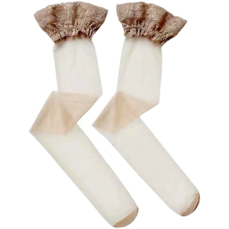Lace summer thin invisible non-slip sexy tights