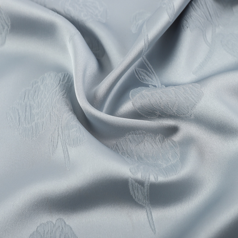 冠乐皱爆款国风中式提花面料旗袍连衣裙马面裙汉服礼服提花布批发